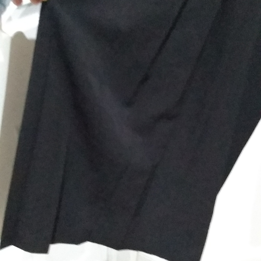 D1🎊Alberto Makali 12 black side pleats wide leg pants - Picture 4 of 7